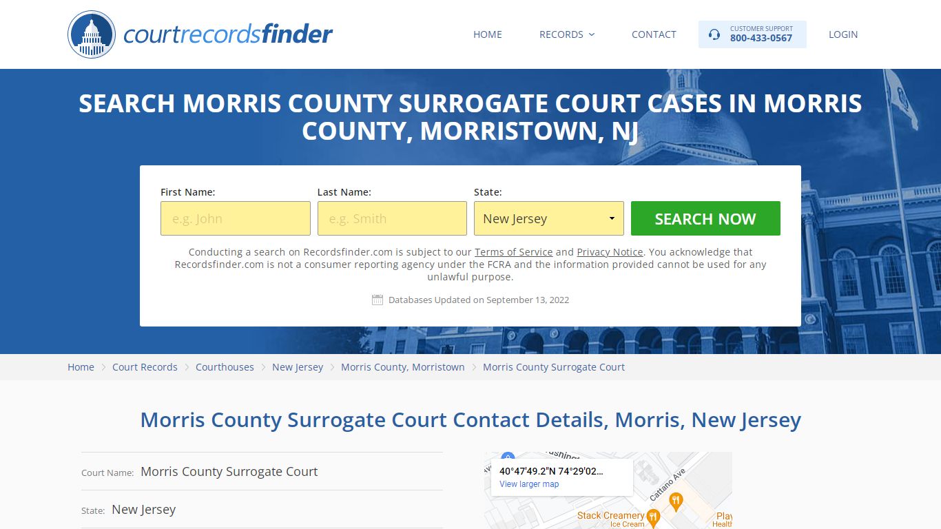 Morris County Surrogate Court Case Search - RecordsFinder